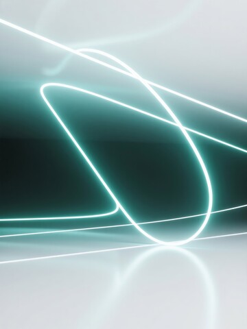 流线型发光曲线的抽象空间