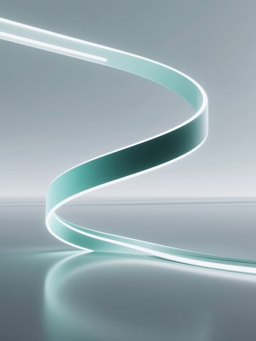 螺旋状透明带的光影效果