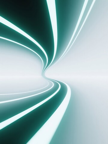 发光曲线的抽象空间