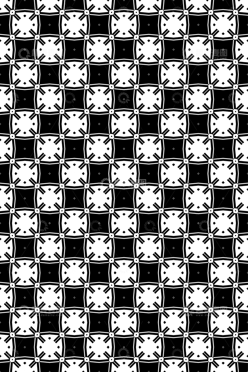 源文件下载【趣麦麦图】几何花纹无缝图案6