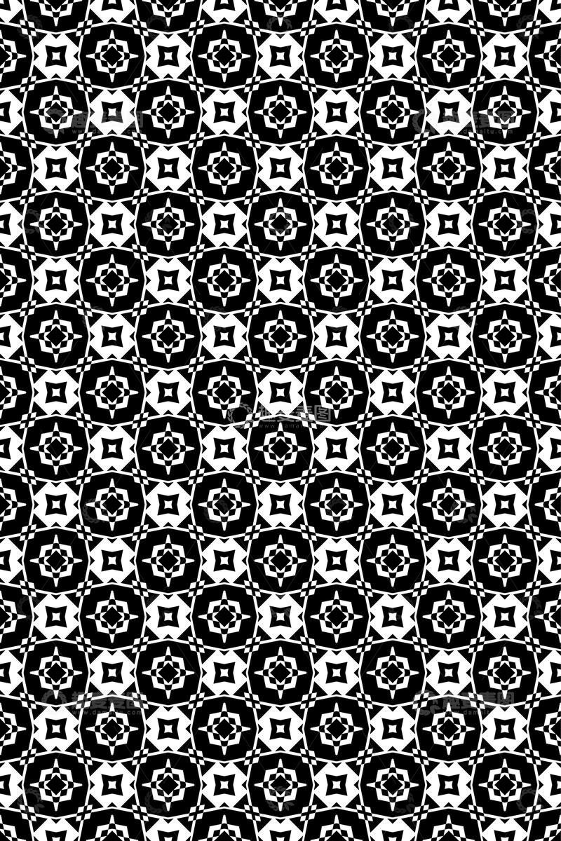 源文件下载【趣麦麦图】大牌风几何花纹图案设计