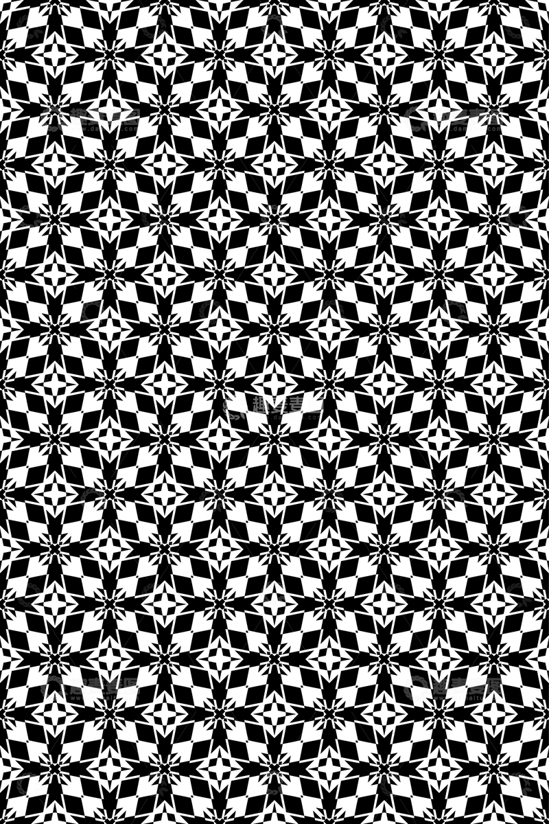 源文件下载【趣麦麦图】几何花纹无缝图案5