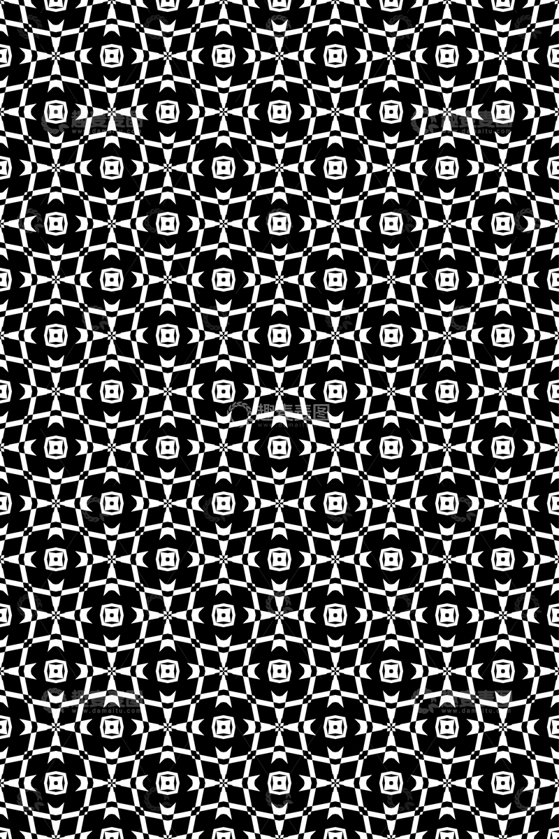 源文件下载【趣麦麦图】大牌风几何花纹图案设计