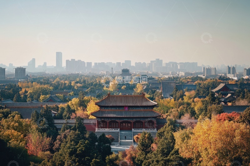 高清大图下载【趣麦麦图】古建筑城楼城市风景