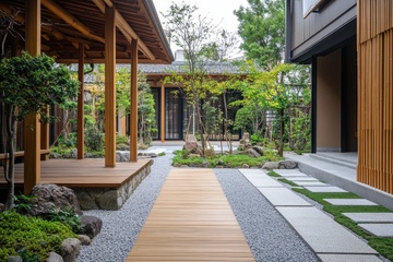 中式园林凉亭建筑