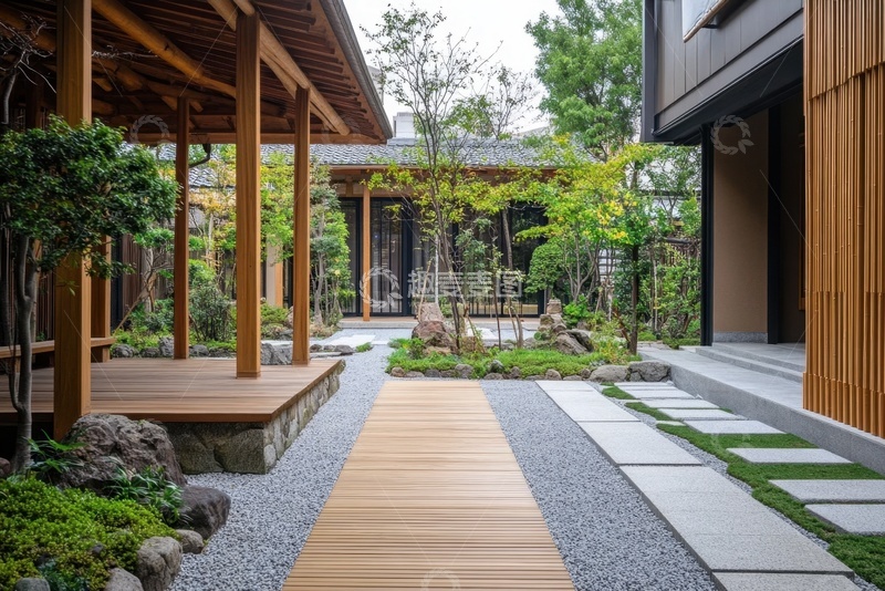 高清大图下载【趣麦麦图】-中式园林凉亭建筑