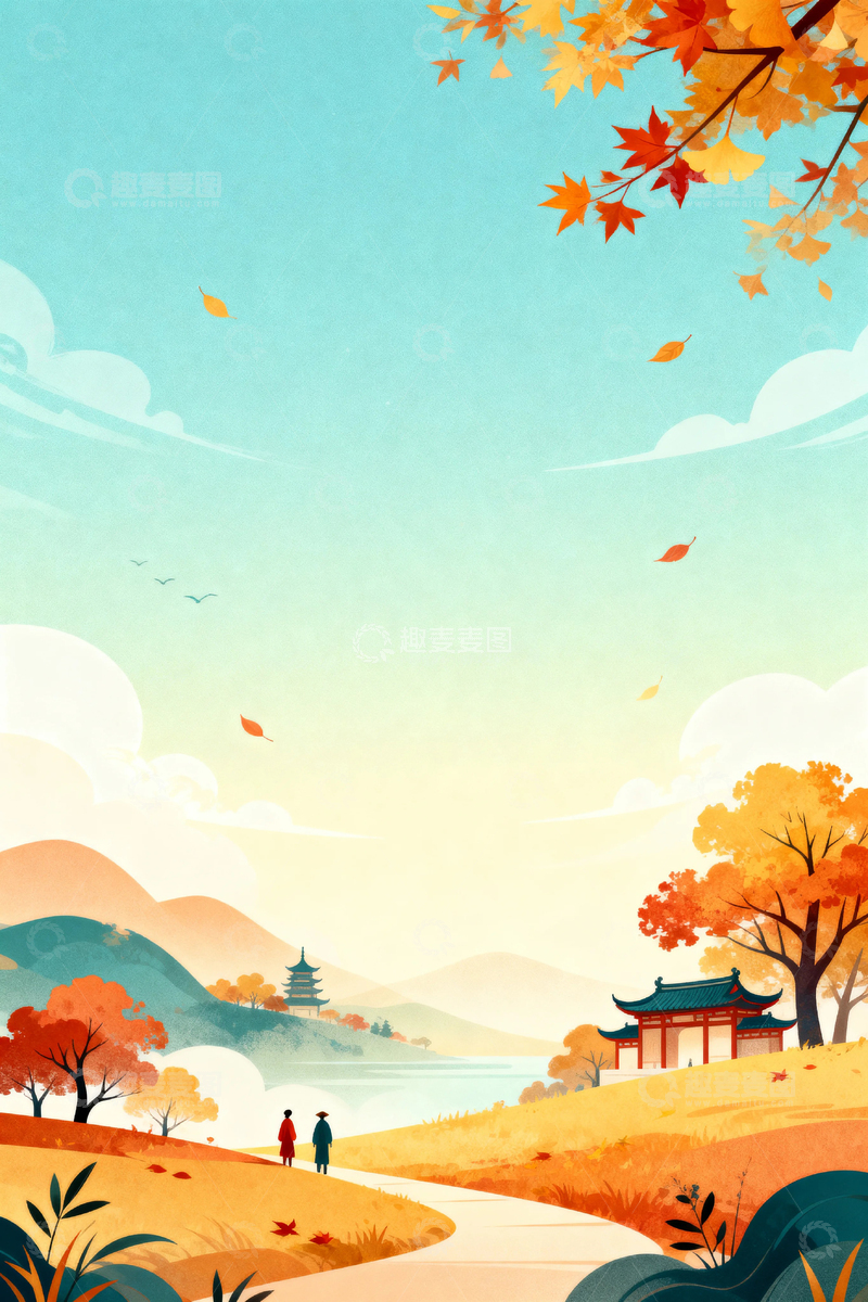 高清大图下载【趣麦麦图】秋分秋天的风景