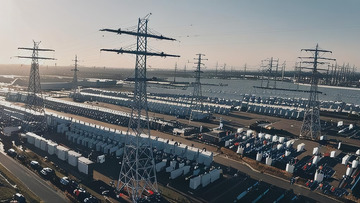 大型电力设施与输电塔景观