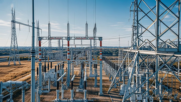 大型户外变电站设施景观