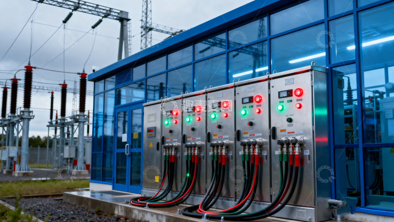 高清大图下载【趣麦麦图】户外电力设施与控制柜