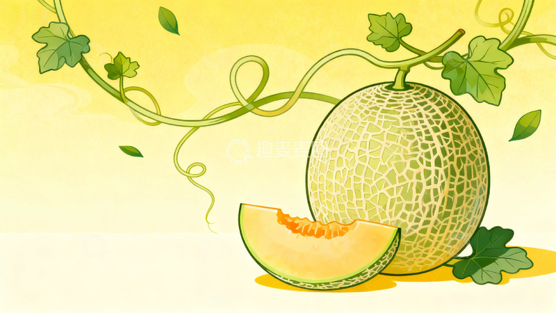 高清大图下载【趣麦麦图】水果新疆哈密瓜07