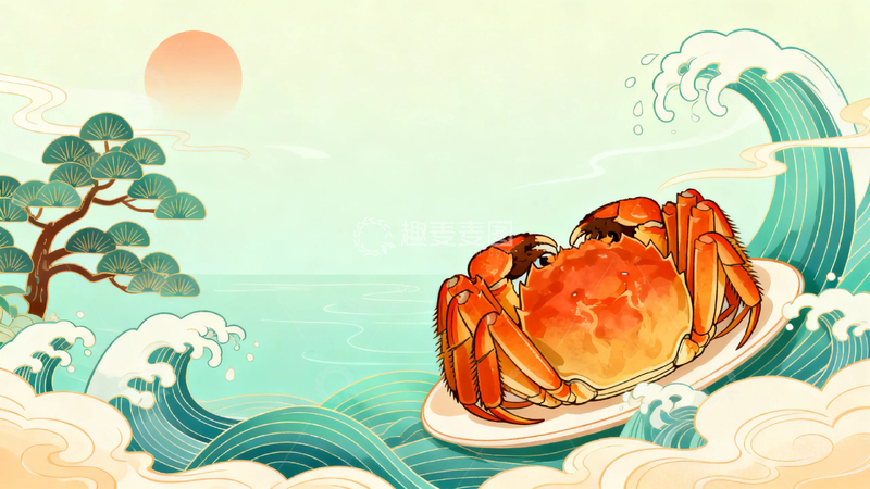 高清大图下载【趣麦麦图】阳澄湖大闸蟹03