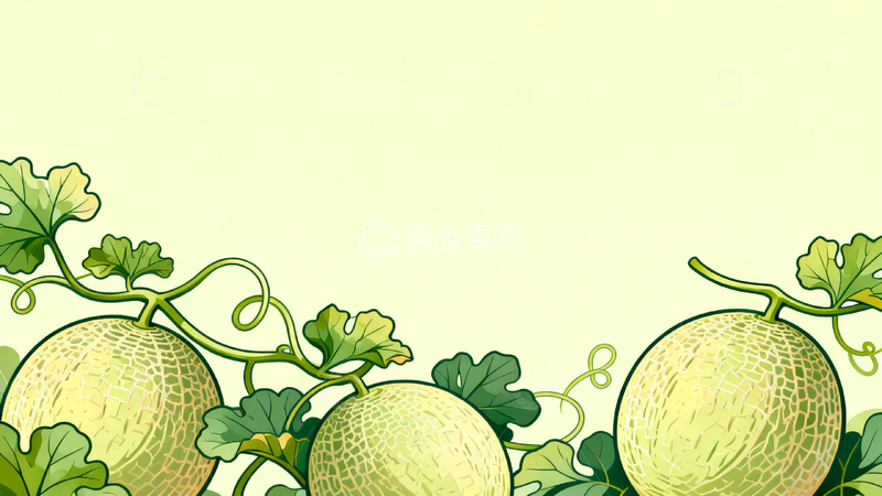 高清大图下载【趣麦麦图】水果新疆哈密瓜02
