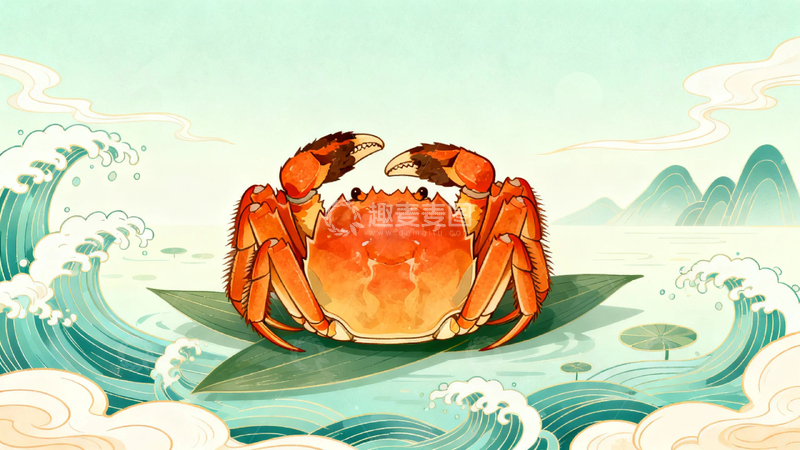 高清大图下载【趣麦麦图】阳澄湖大闸蟹