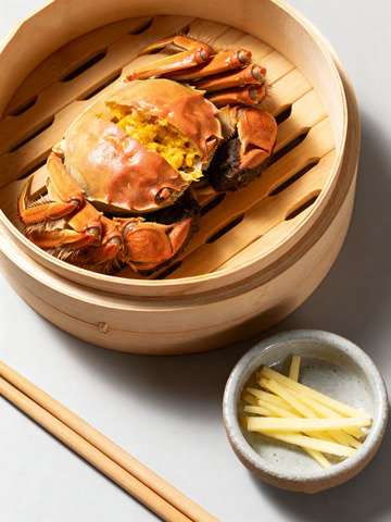 蒸笼里的美味大闸蟹2