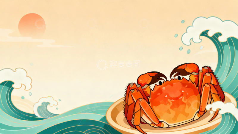 高清大图下载【趣麦麦图】阳澄湖大闸蟹10