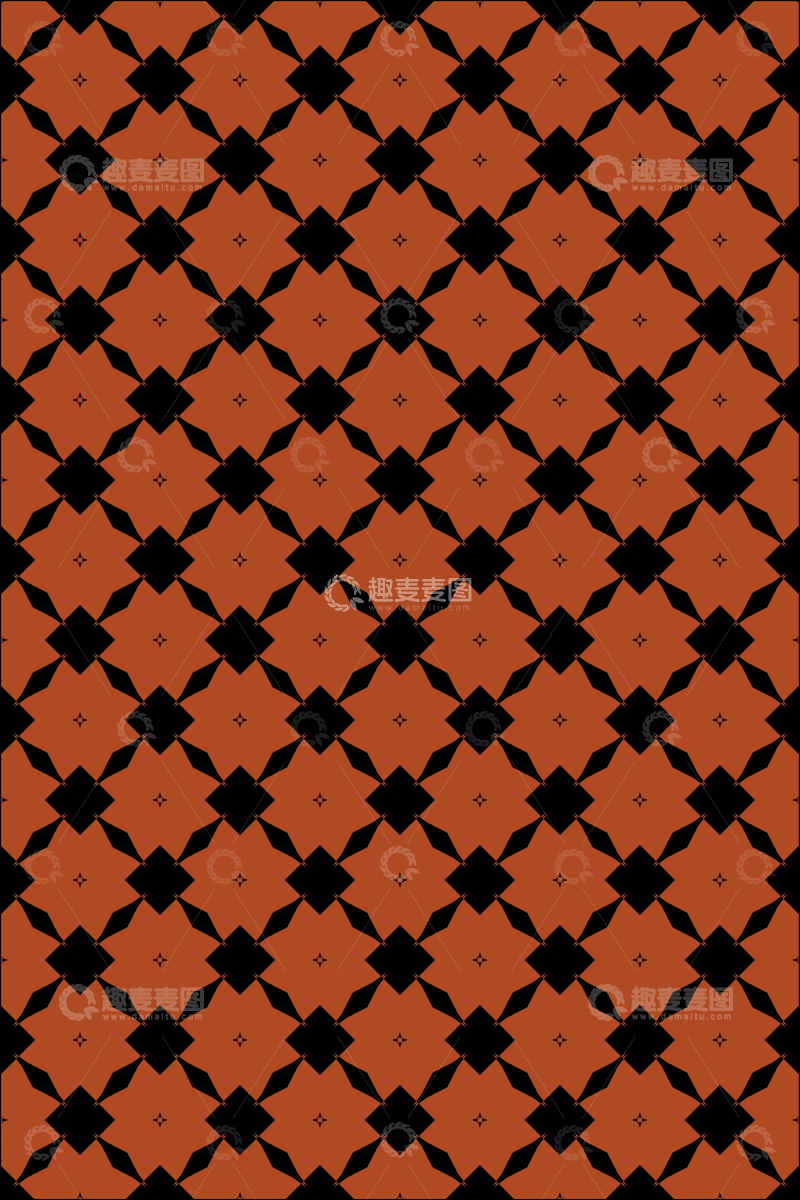 源文件下载【趣麦麦图】大牌风无缝花型设计10