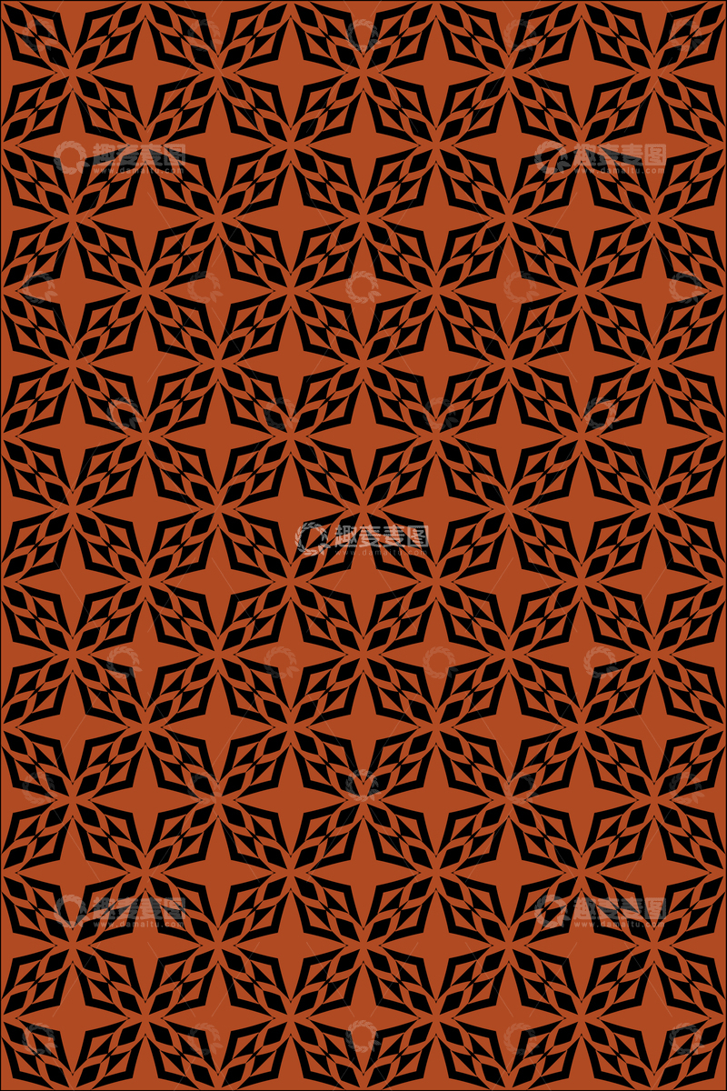 源文件下载【趣麦麦图】大牌风无缝花型设计19