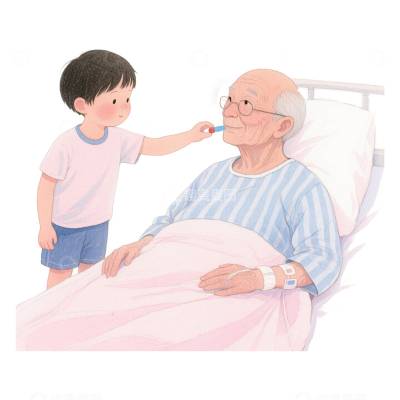 高清大图下载【趣麦麦图】-重阳节老人免抠元素