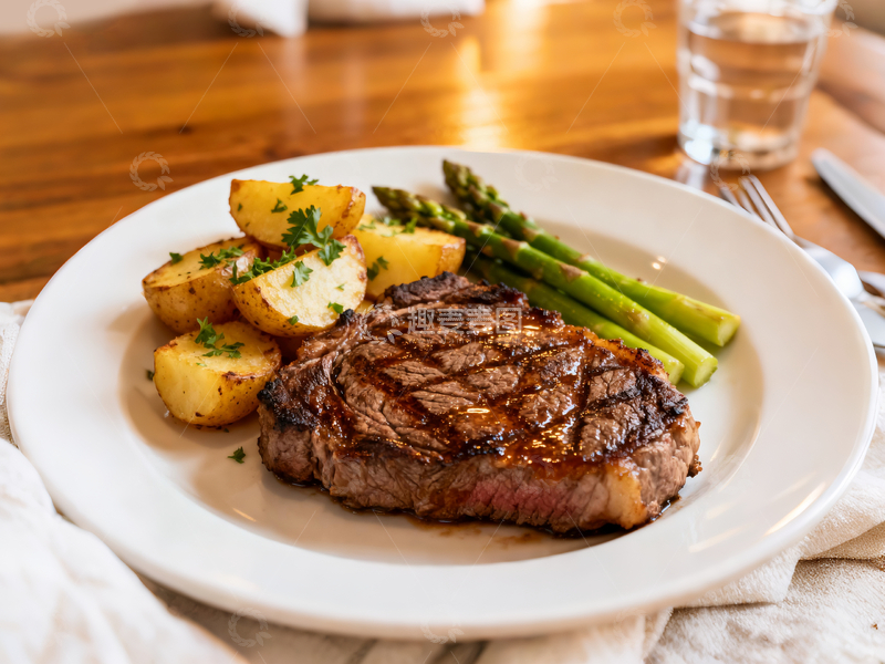 源文件下载【趣麦麦图】牛排餐摄影4