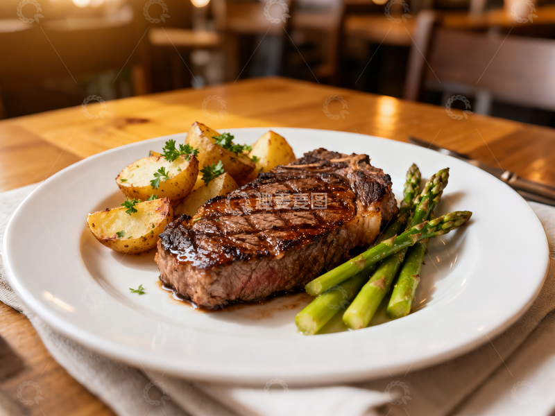 源文件下载【趣麦麦图】牛排餐摄影1