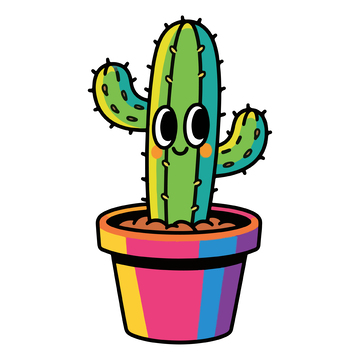 可爱仙人掌拟人