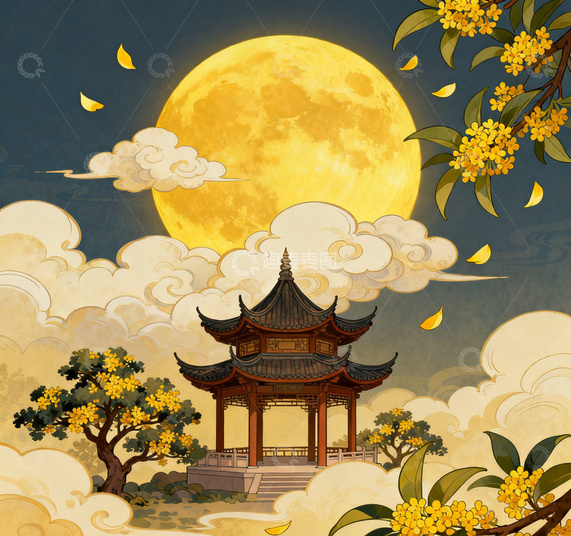 高清大图下载【趣麦麦图】传统节日&mdash;中秋