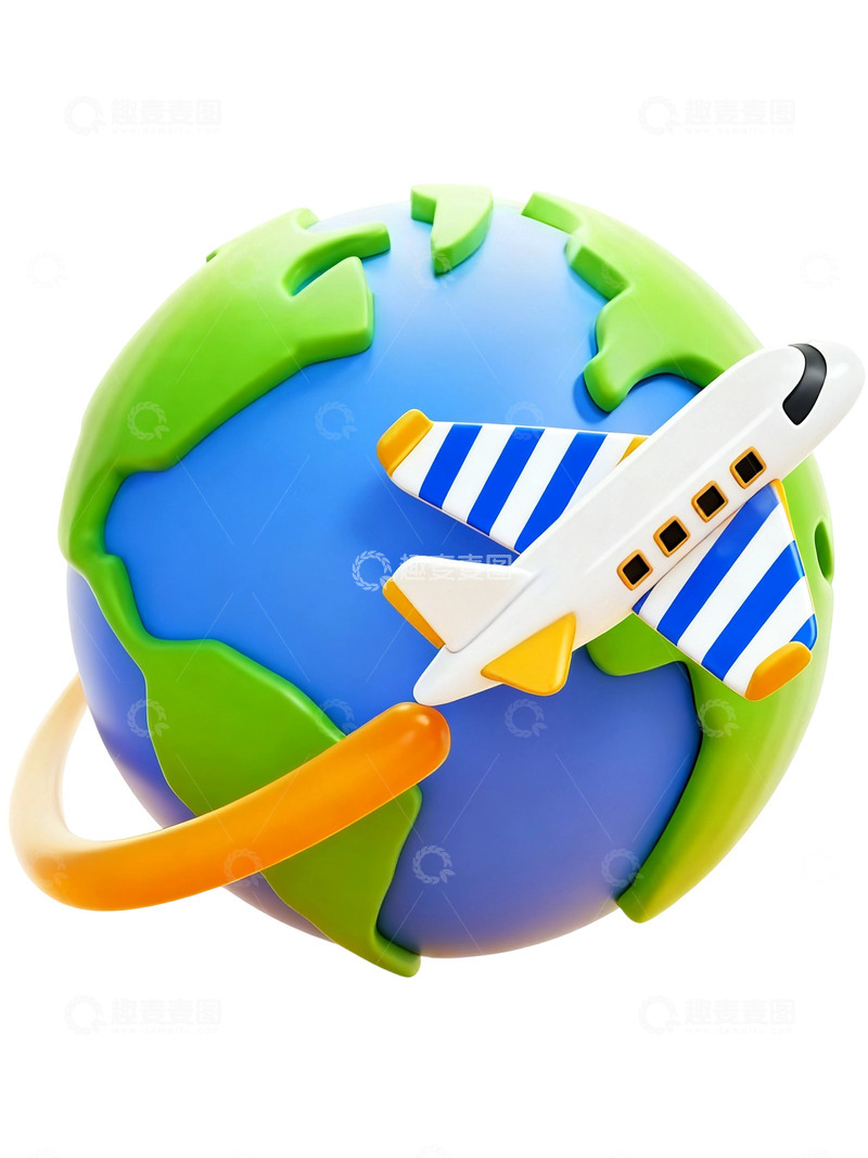 高清大图下载【趣麦麦图】世界旅游插画13