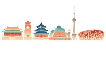 建筑地标插画08