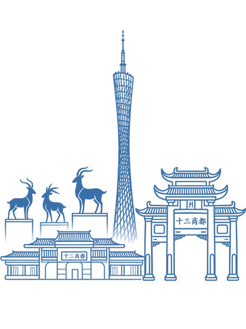 建筑地标插画12