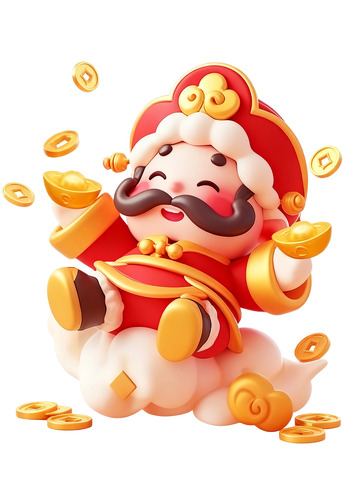 财神主题插画08