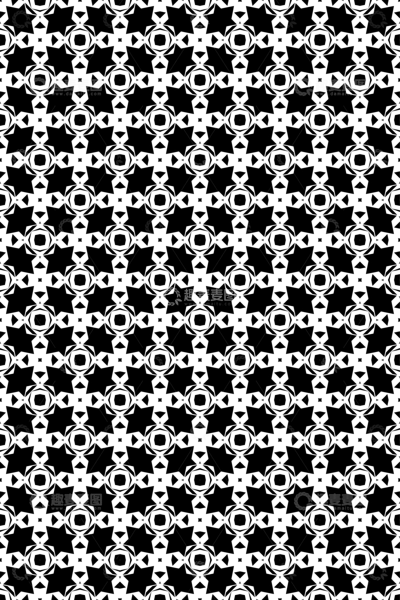 源文件下载【趣麦麦图】简约风无缝花纹背景
