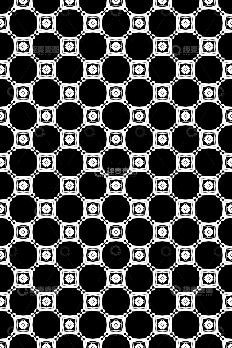 源文件下载【趣麦麦图】简约风无缝花纹背景17