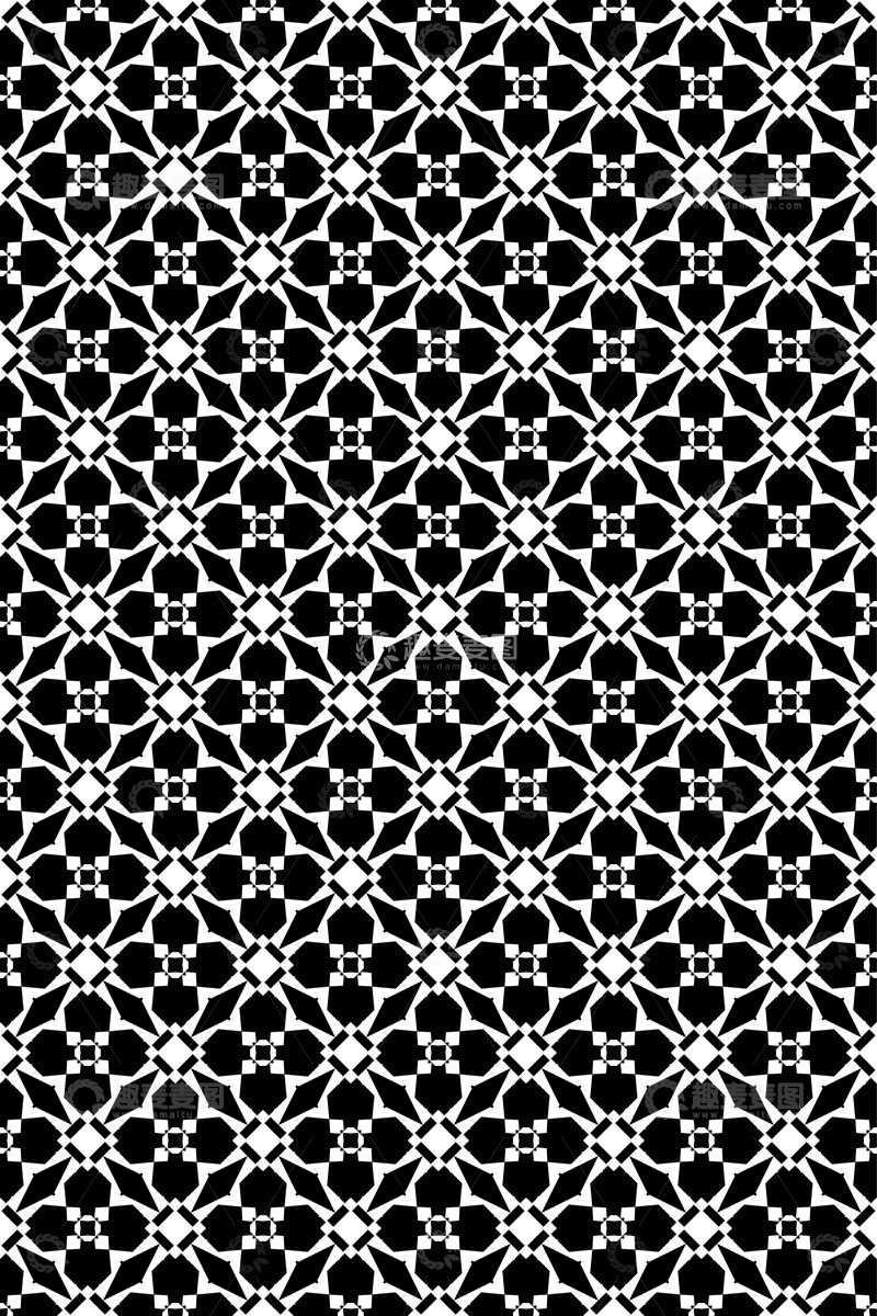 源文件下载【趣麦麦图】简约风无缝花纹背景15