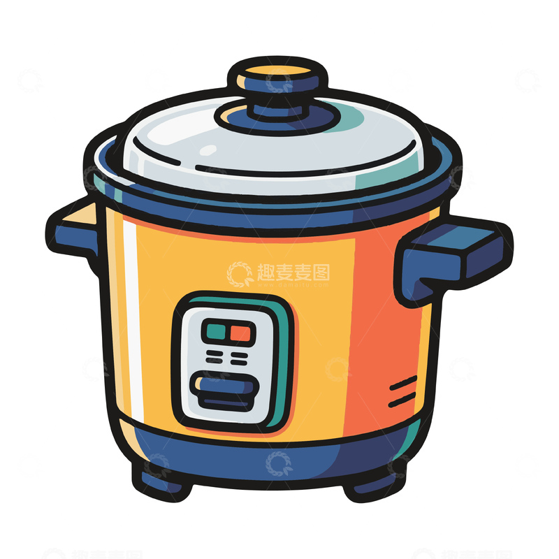 一个电饭煲家电