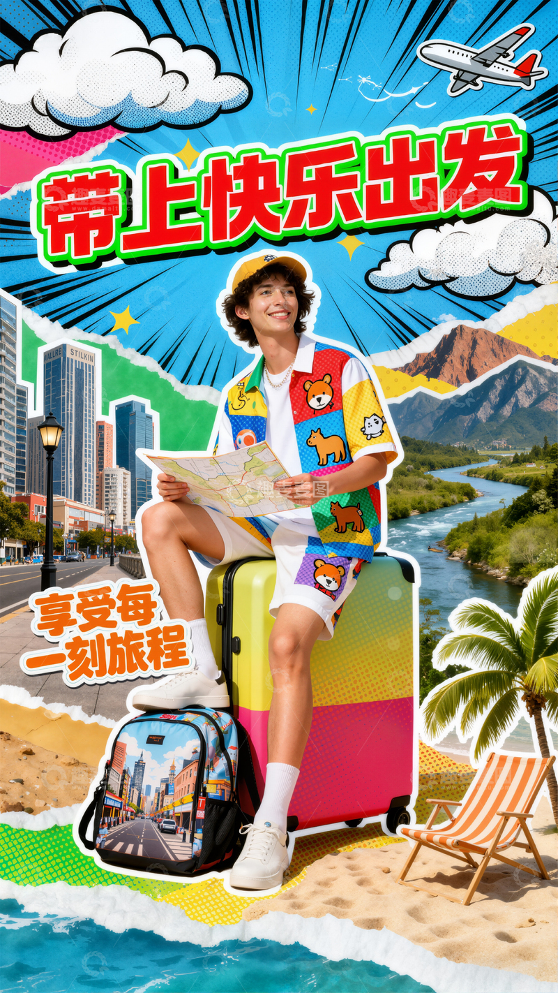 高清大图下载【趣麦麦图】世界旅游之行系列