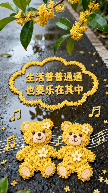 桂花 生活乐在其中