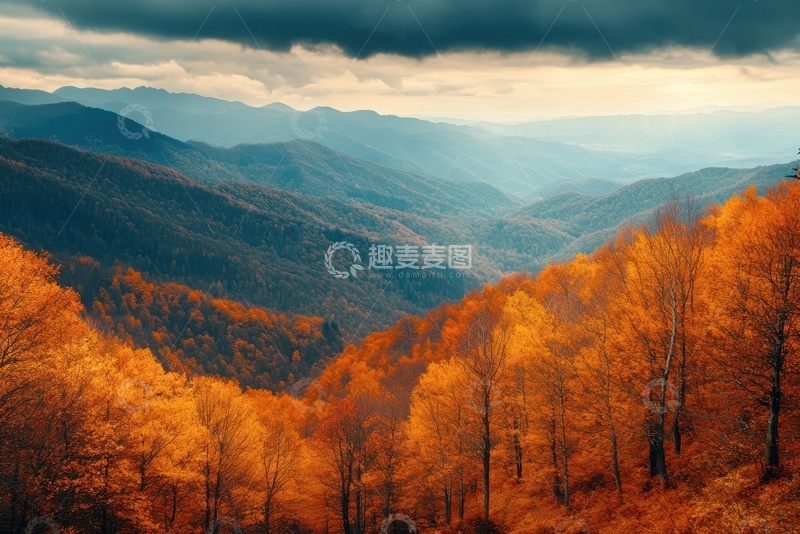 高清大图下载【趣麦麦图】秋季山林自然美景