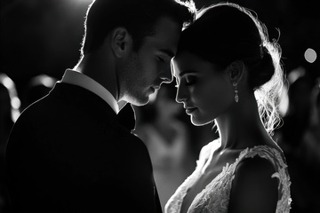 温馨的情侣互动