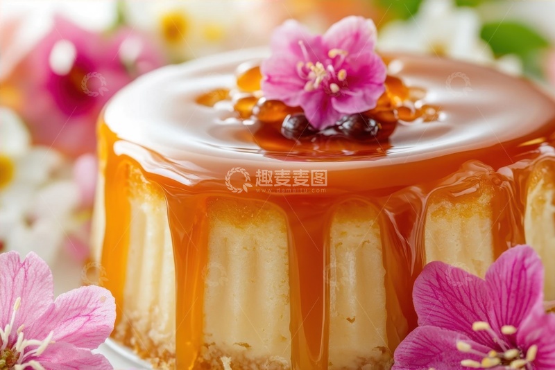 高清大图下载【趣麦麦图】蜂蜜奶油蛋糕美食