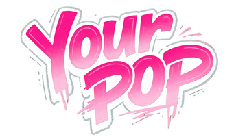 个性粉色 YourPop 艺术字体图