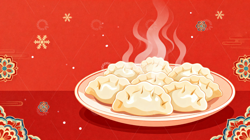 高清大图下载【趣麦麦图】冬季冬至饺子12