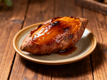 盘子里的烤红薯3