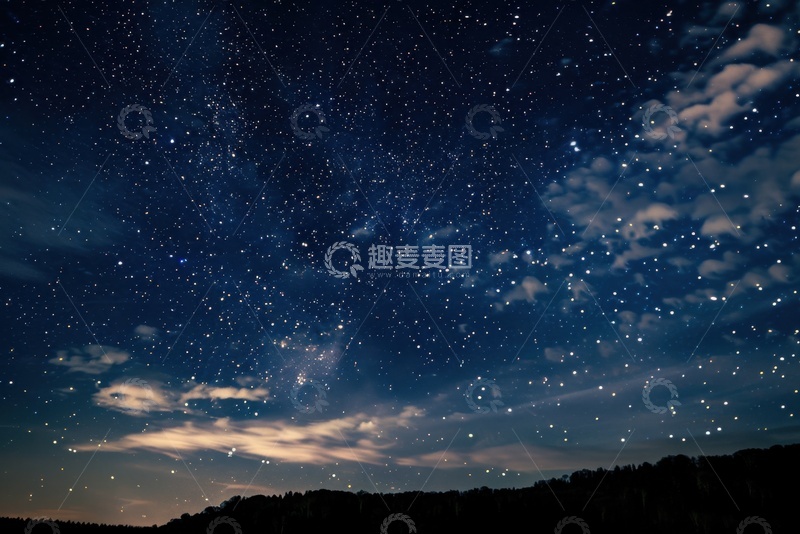 高清大图下载【趣麦麦图】夜晚星空天空美景