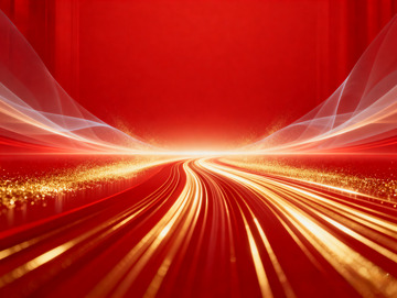 红色会议活动背景1