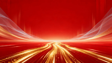 红色会议活动背景5