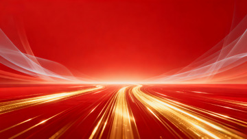 红色会议活动背景3