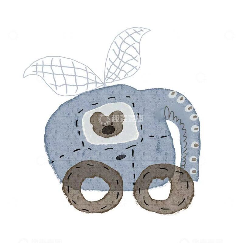 高清大图下载【趣麦麦图】-童趣可爱小汽车1