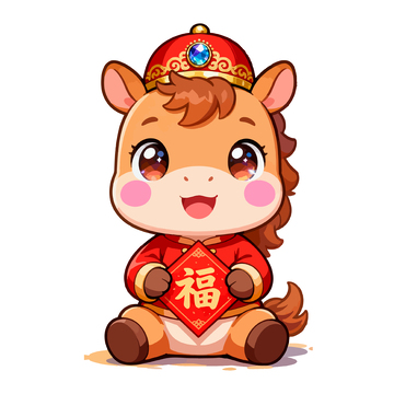 马年春节吉祥物