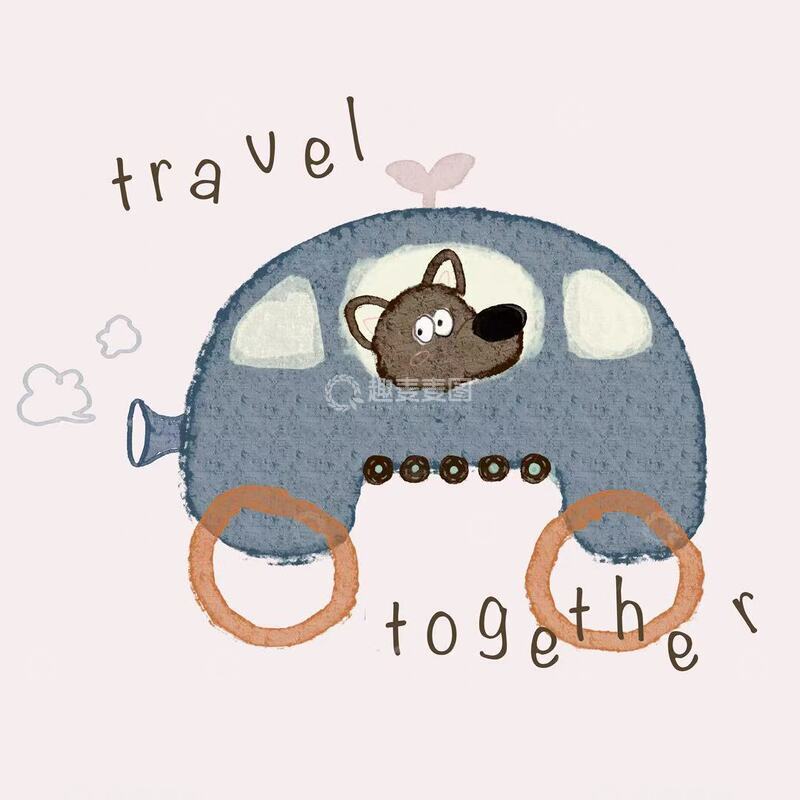 高清大图下载【趣麦麦图】-童趣可爱小汽车